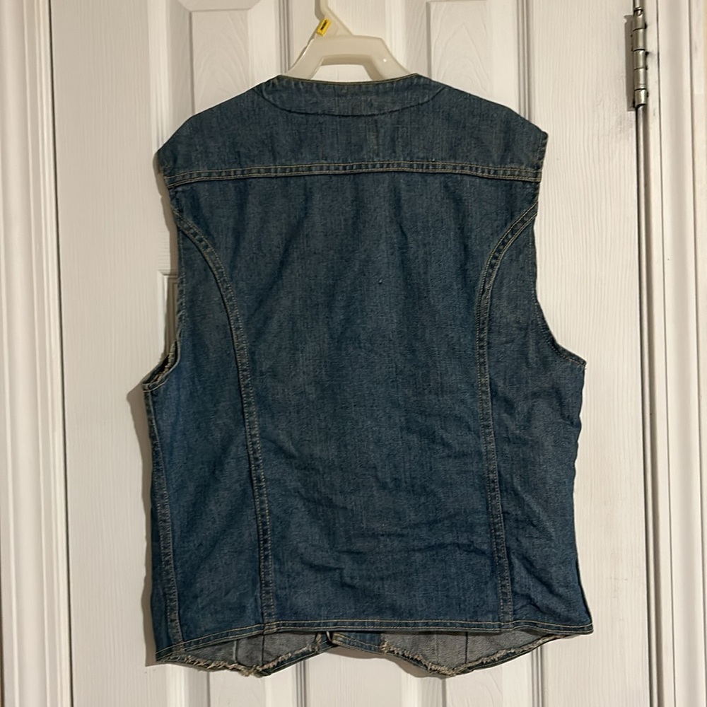 Vintage 1970s Lee Denim Vest - image 5